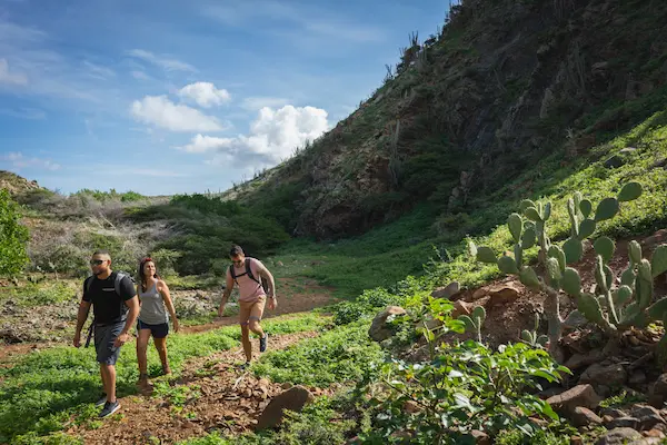 hiking in arikok national park