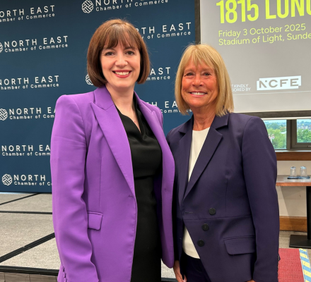 Dame Irene Hays connects with Education Secretary on new apprentice targets