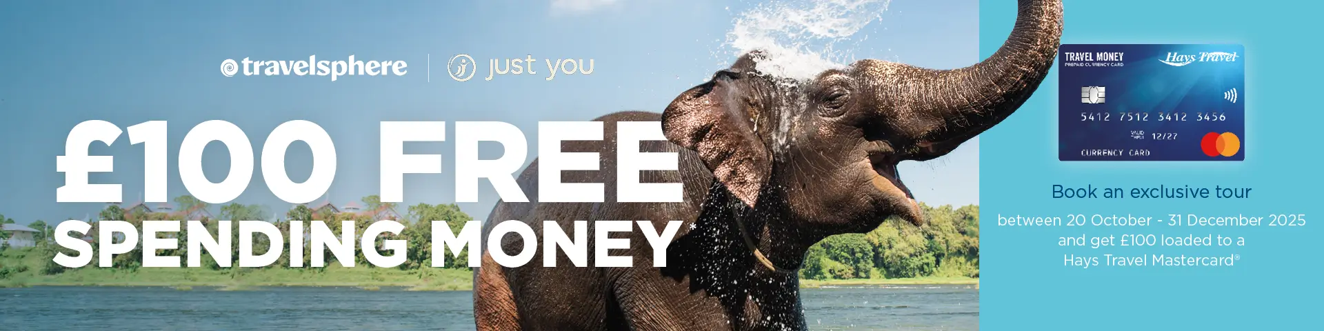 £100 Free Spending Money - Hays Travel Mastercard