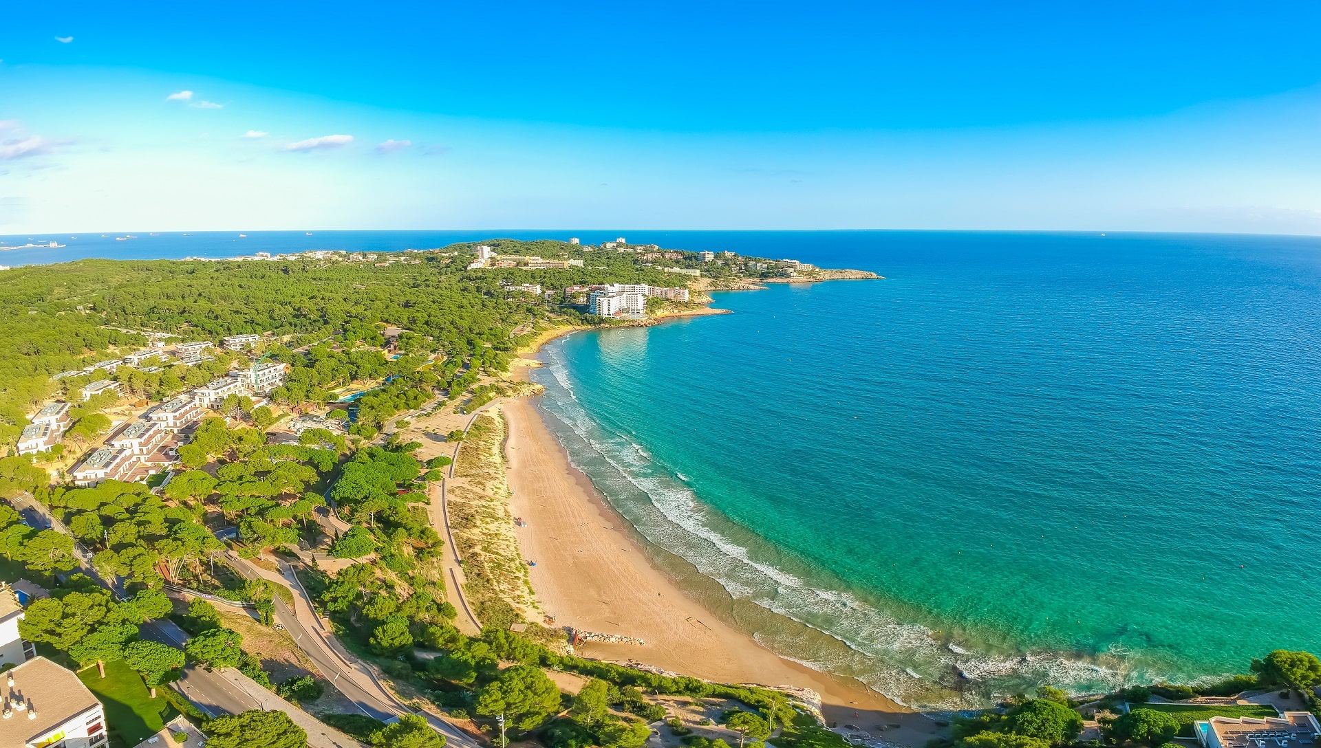 Beach View In Salou, Spain