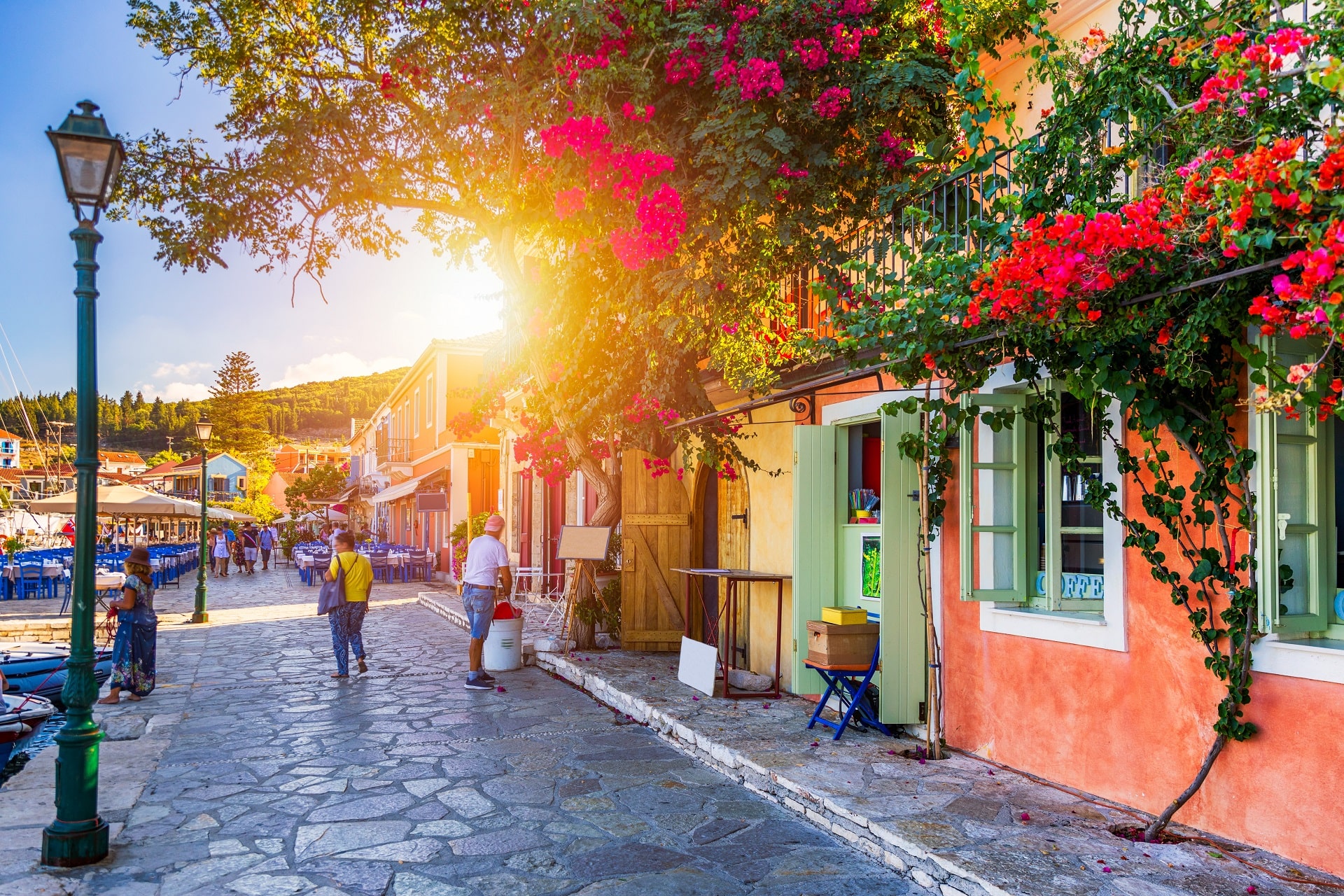 Fiskardo village, Kefalonia island, Greece