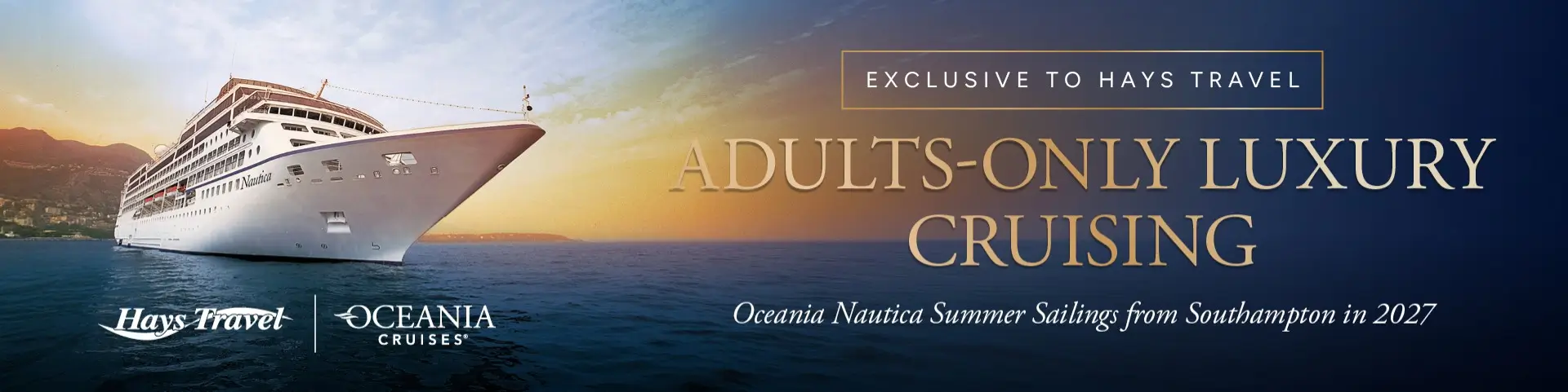 Hays Travel Exclusive Oceania Sailings