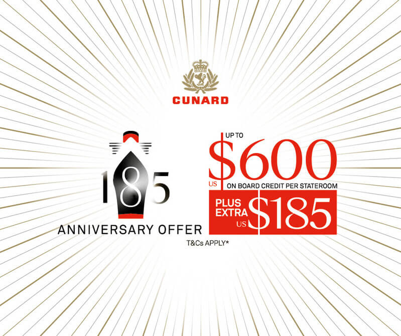 Cunard's 185th Anniversary