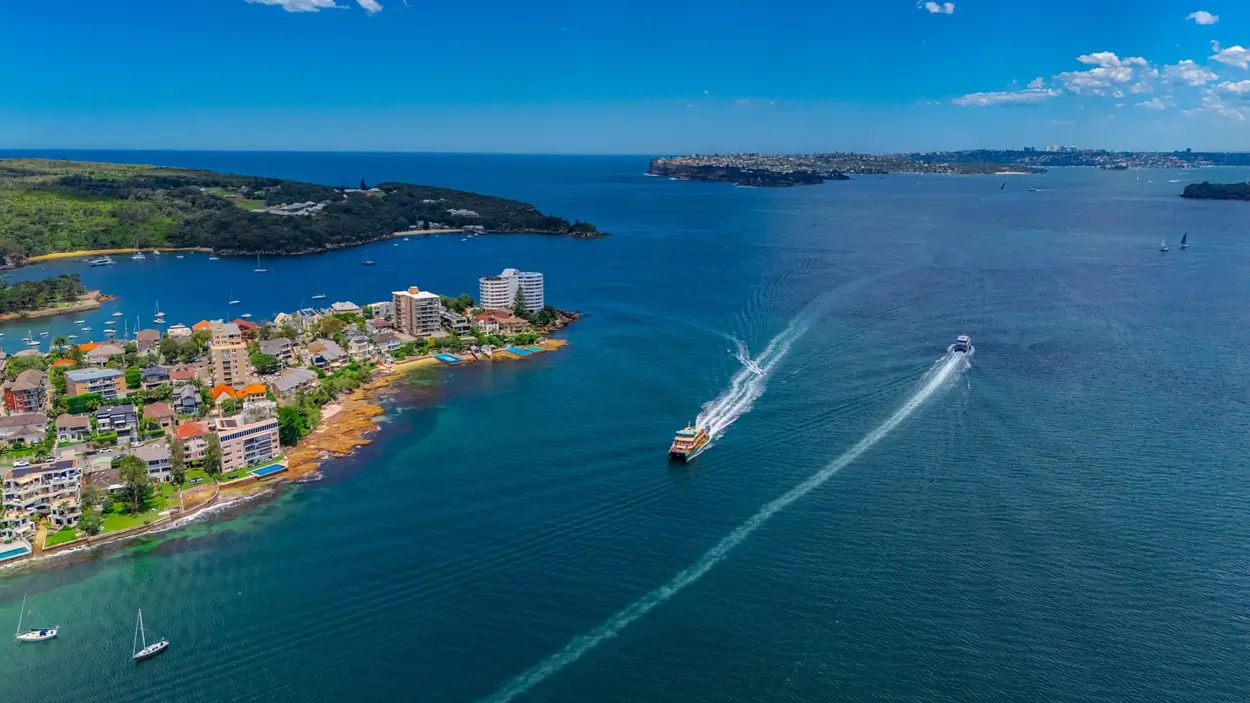 Aerial view of Manly, Sydney