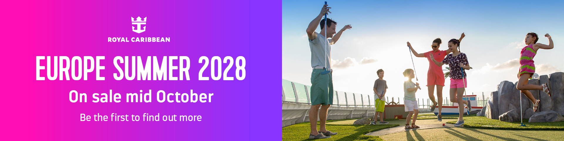 Thanks for pre-registering your interest in Royal Caribbean®’s newest launch!