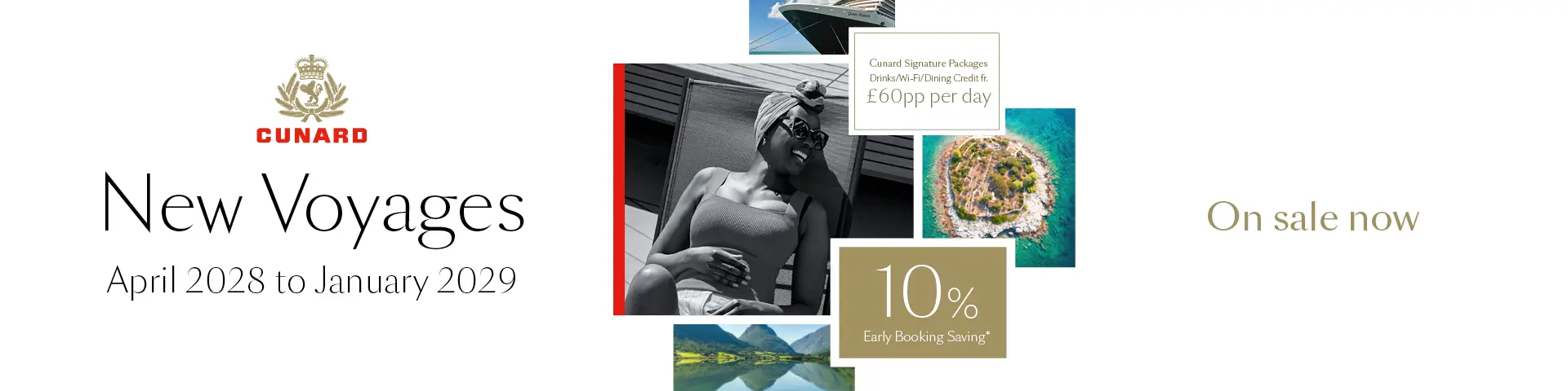 Cunard 2028 - 2029 Voyages