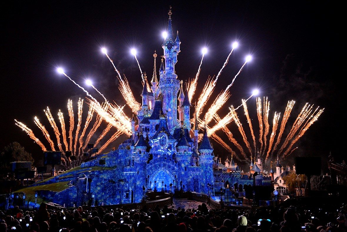 Disneyland Paris and the city of Paris.