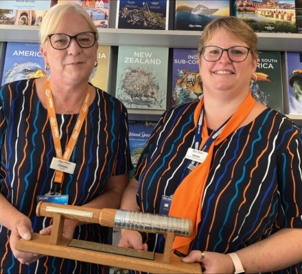 Travel agents raise more than £850 for Devon veteran charity