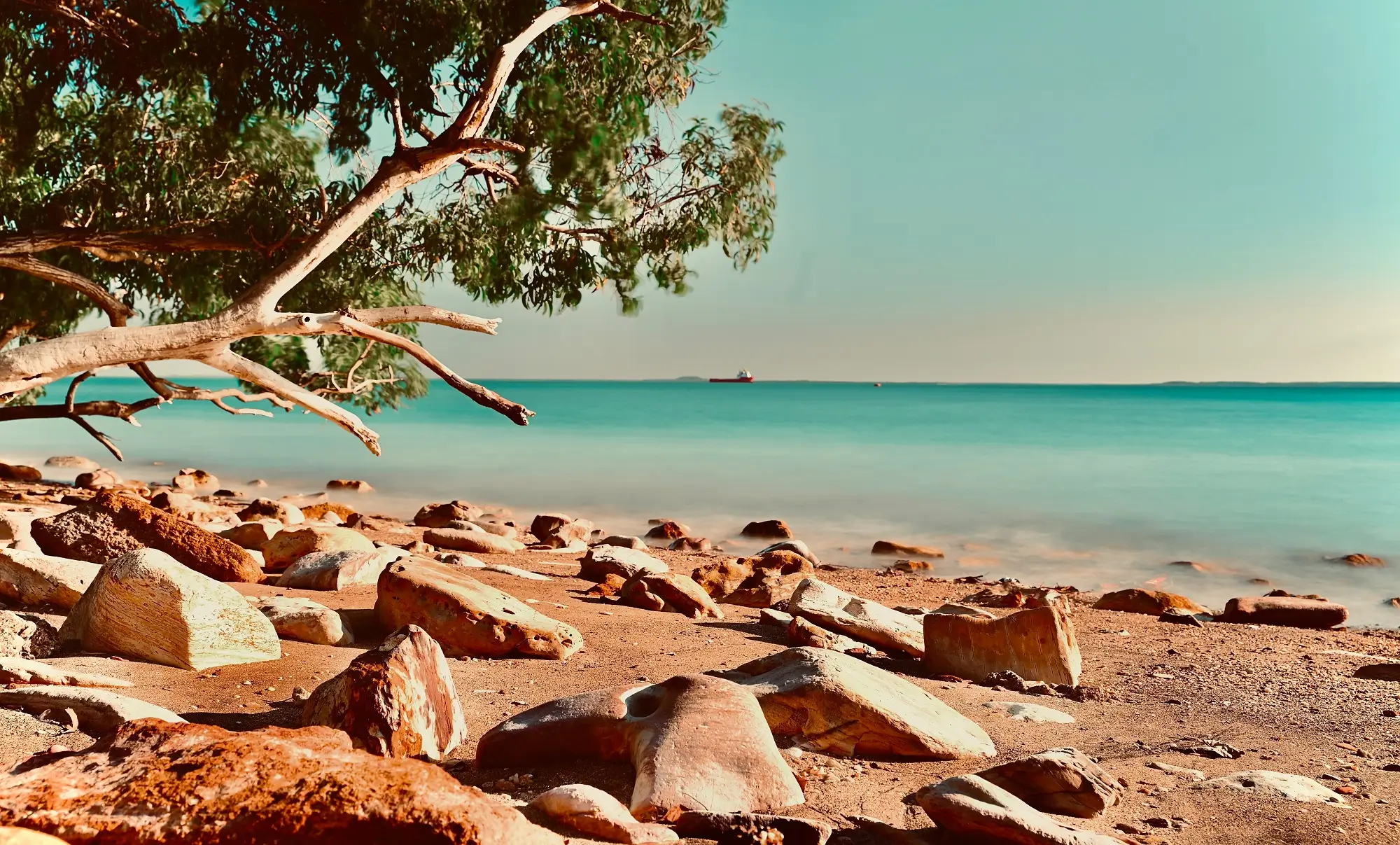 Red sand beach, Darwin, Northern Territory