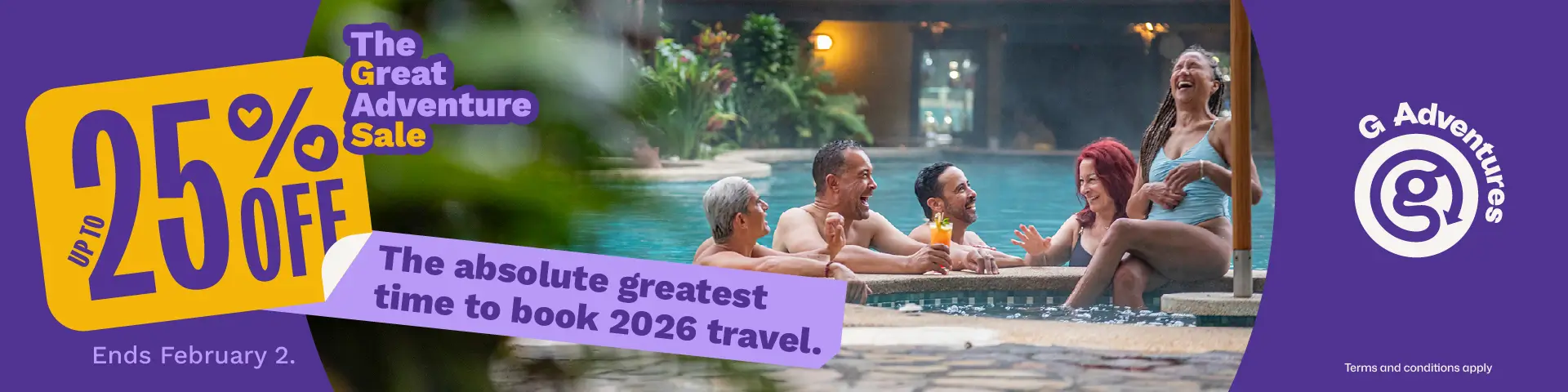 G Adventures Great Adventure Sale