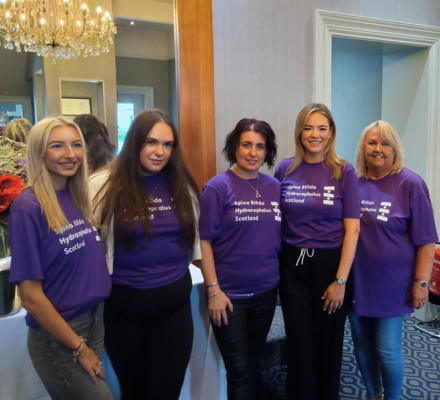 Motherwell Hays Travel agents raise £1,800 for Spina Bifida charity