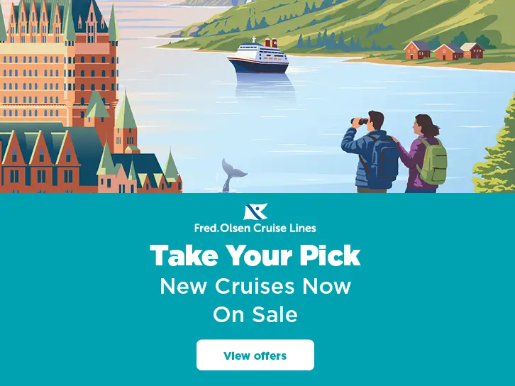 Fred. Olsen's January to June 2028 sailings