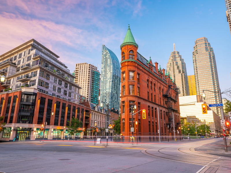 New York and Toronto 