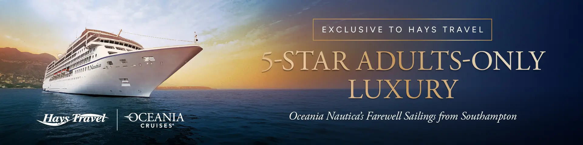 Hays Travel Exclusive Oceania Sailings