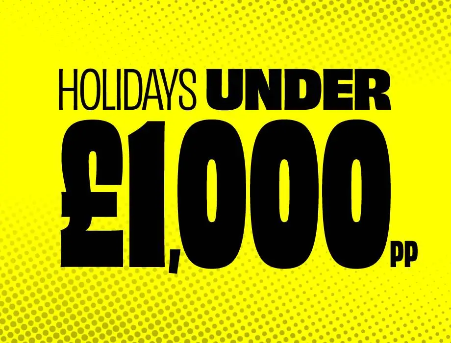 Holidays under £1000pp