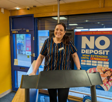 Stanley travel agents run a marathon a week throughout February