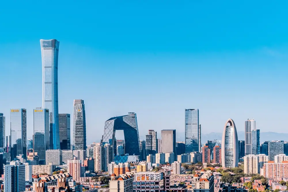 Beijing skyline, China