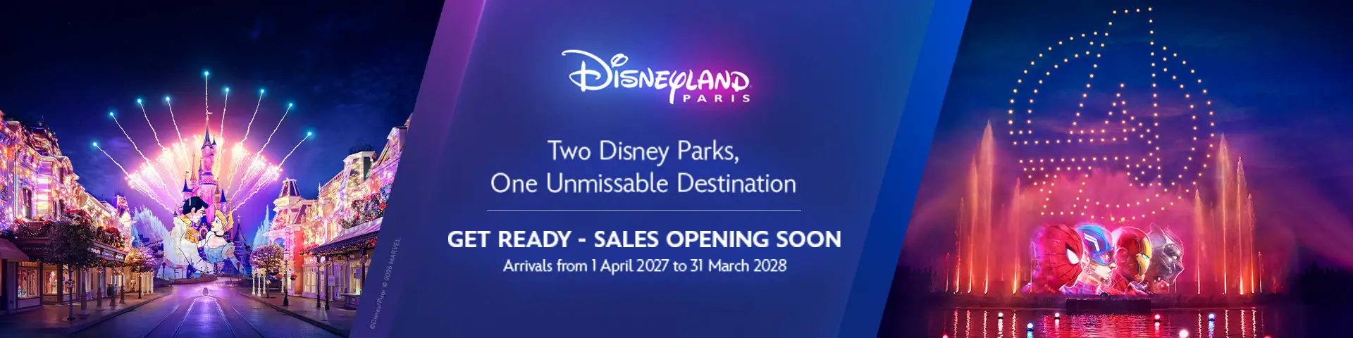 Disneyland Paris 2027/28 Pre-Reg