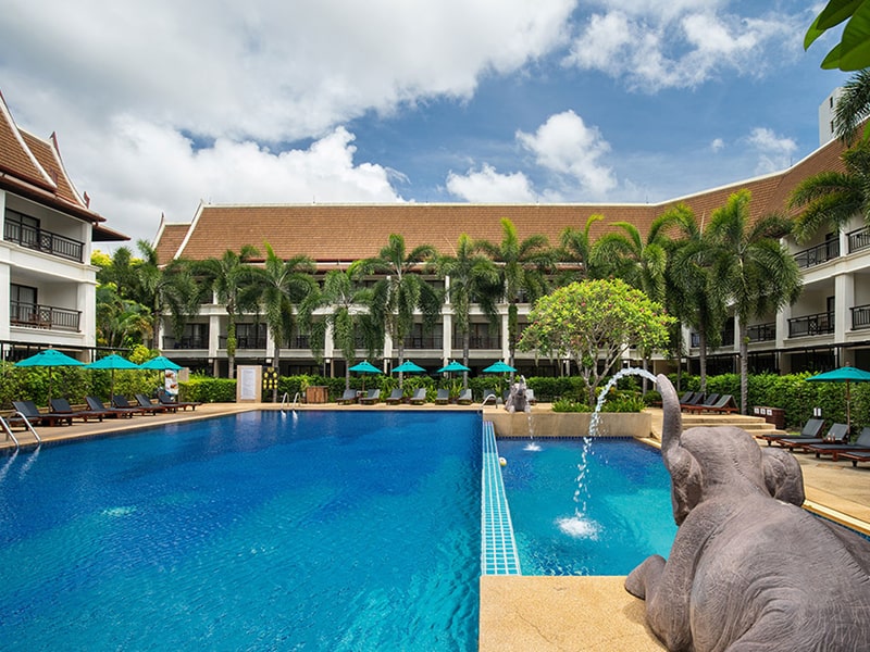 Swimming pool at the Deevana Patong Resort & Spa, Thailand