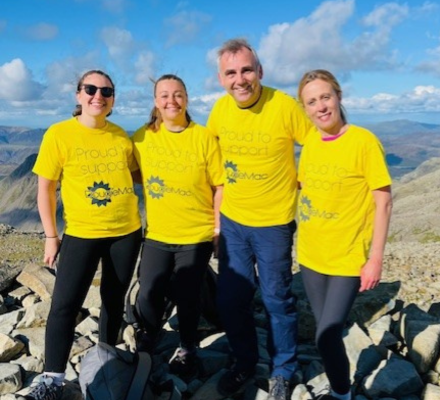 Stoke travel agents climb Scafell Pike in aid of local hospice