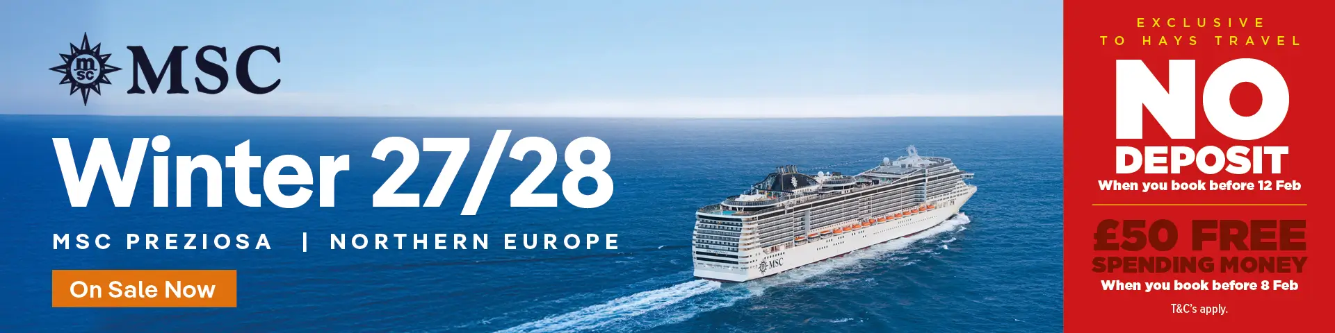 MSC 27/28 Southampton Sailings