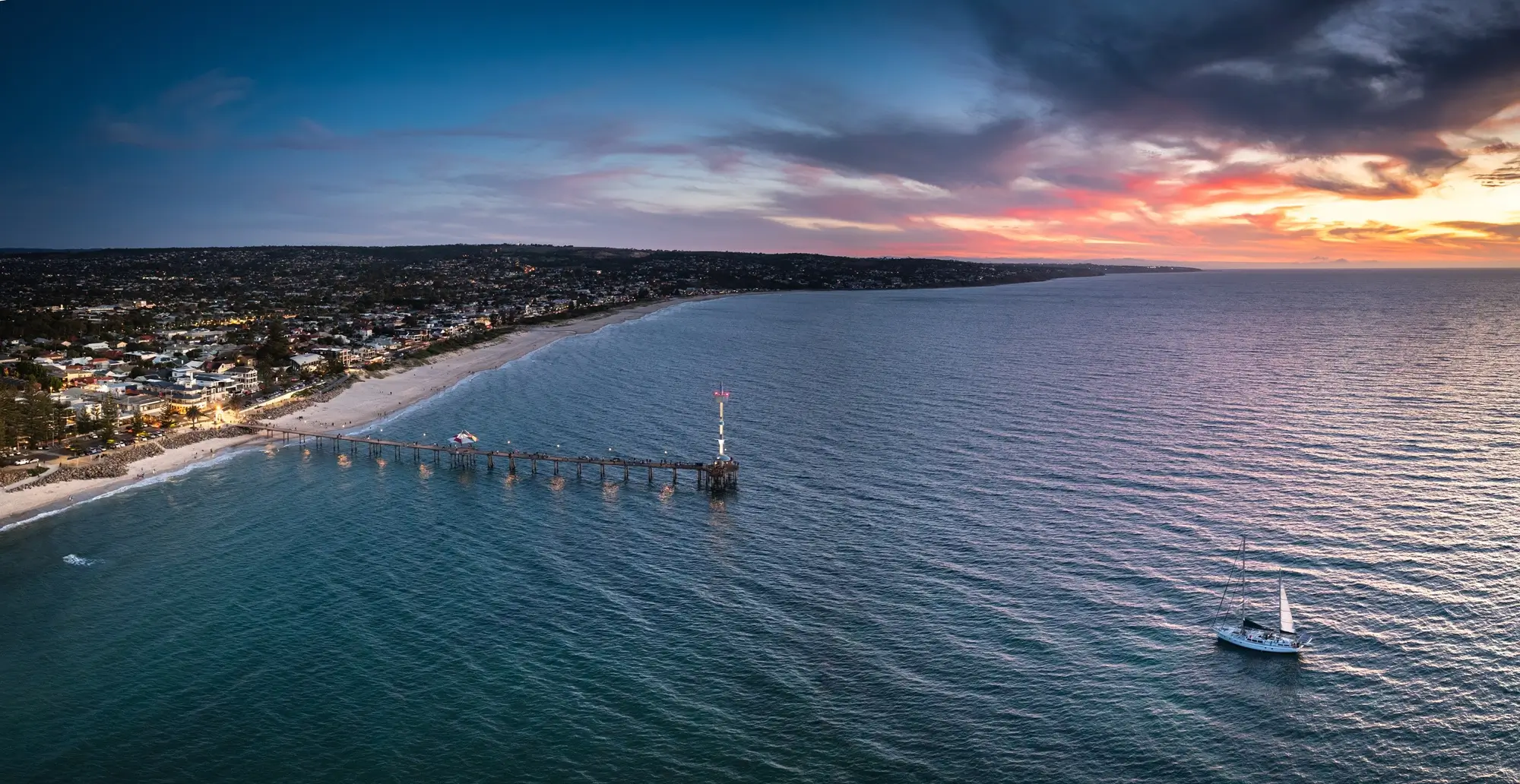 Aerial view of Adelaide