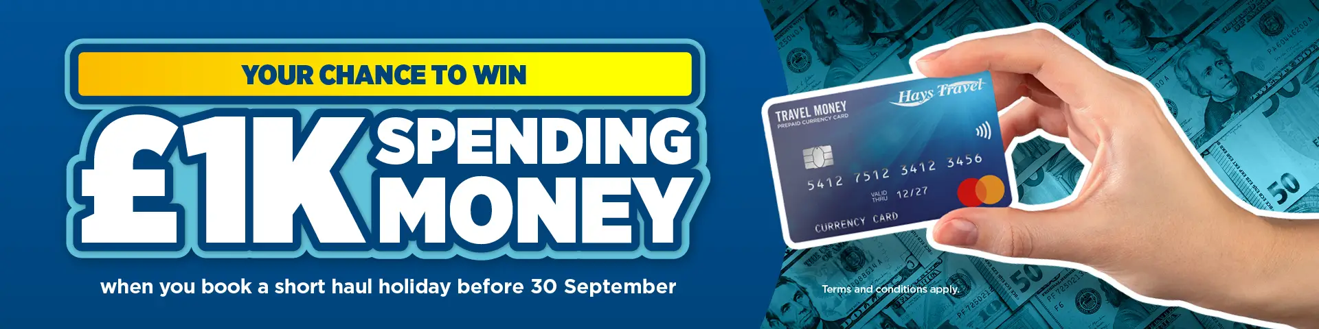 Win £1,000 Spending Money